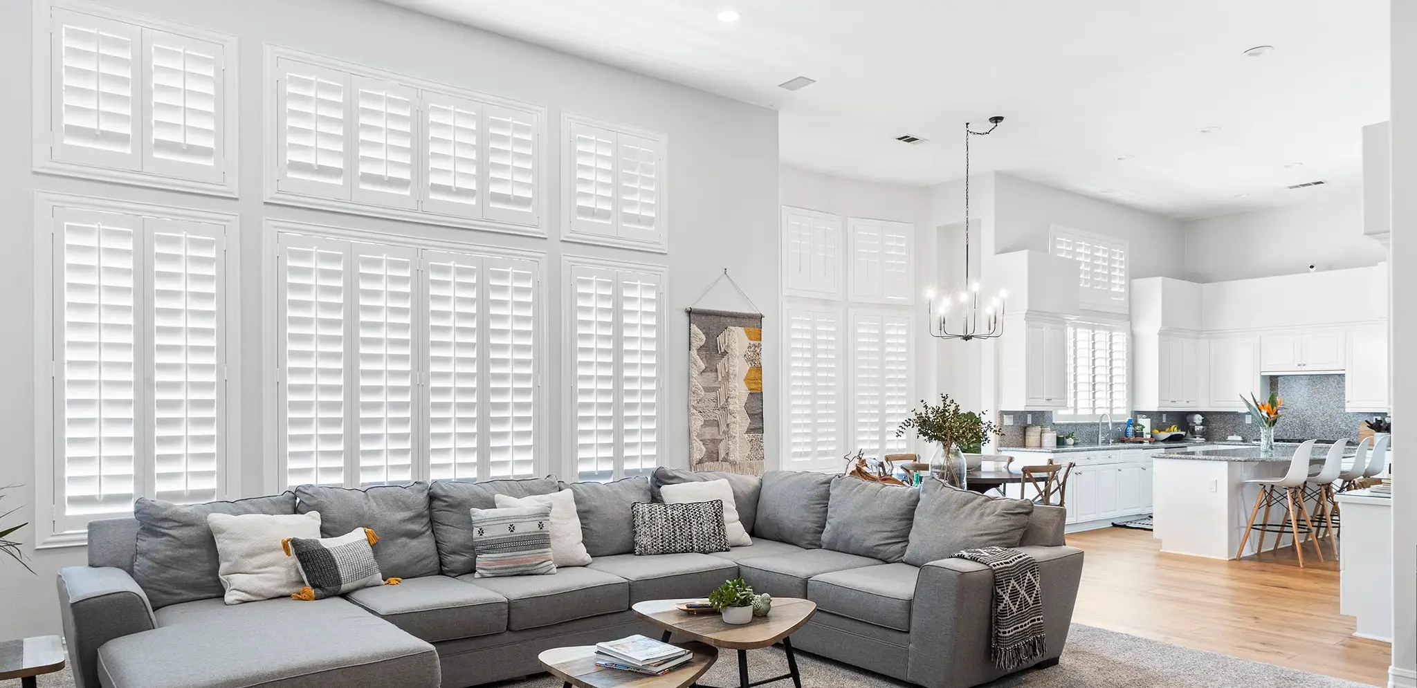 Shutters in a Minneapolis living room