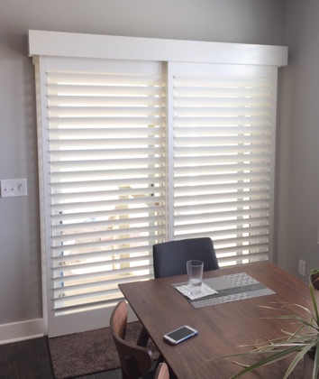 Sliding Glass Door Shutters In Minneapolis Sunburst Shutters