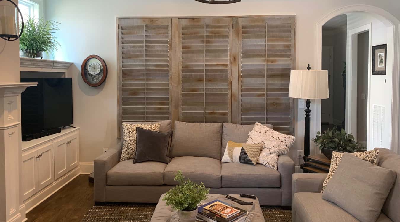 Reclaimed wood shutters in Minneapolis