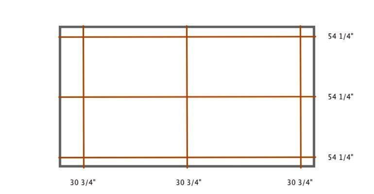Minneapolis indoor shutter measurement diagram