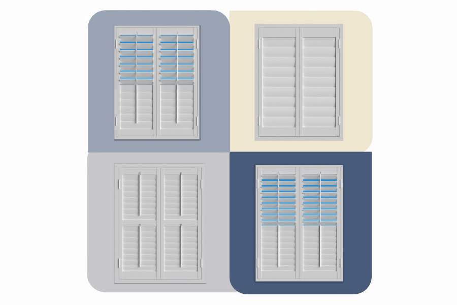 Use the Shutter Designer to see how Polywood shutters look with your Minneapolis home's wall colors. Four images of Polywood shutters from the Shutter Designer